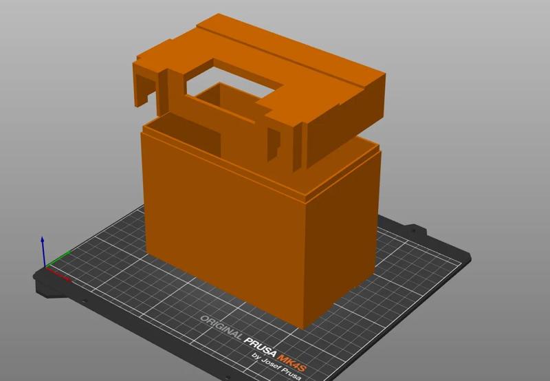 Battery Box for 12-BS Motorsports Battery   
