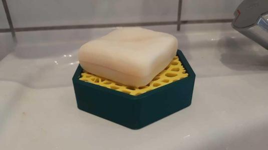 Organic looking soap dish