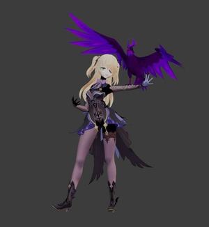 FISHIL - GENSHIN IMPACT - 3D PRINTABLE FIGURE 3D PRINT MODEL 3D print model