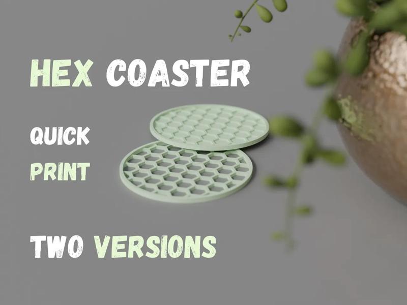 Modern Hex Coaster - Fast and Convenient   