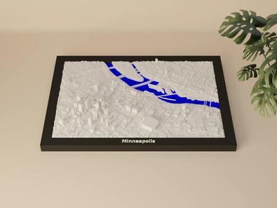 Minneapolis - 3D Miniature   