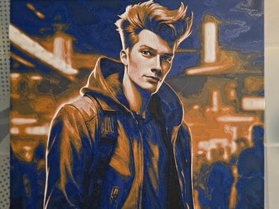 Philip J. Fry Futurama Hueforge
