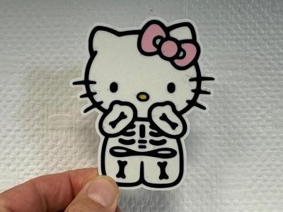 Decor Hello Kitty skeleton