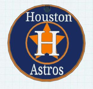 Astros keychain   