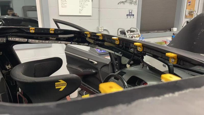 8th Gen Civic sedan sunroof delete bracket   