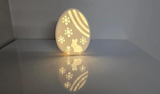Easter egg, lamp.   