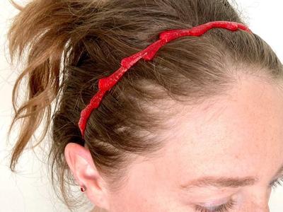 Flexible Bloody Drips Headband