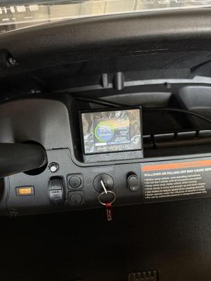 Golf Cart Lithium Power Monitor Mount
