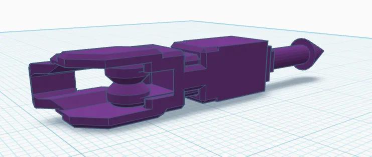Dummy 13 Shockwave G1 arm gun   