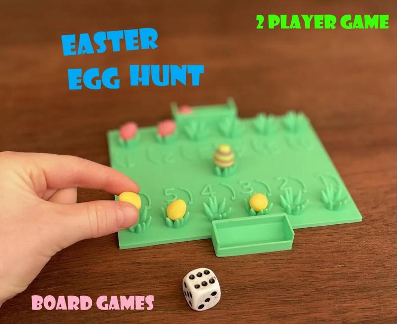 Easter egg hunt board game   