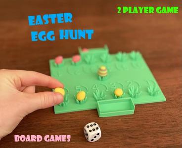 Easter egg hunt board game   