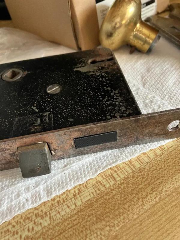 Blanking Plate for mortise lock deadbolt   