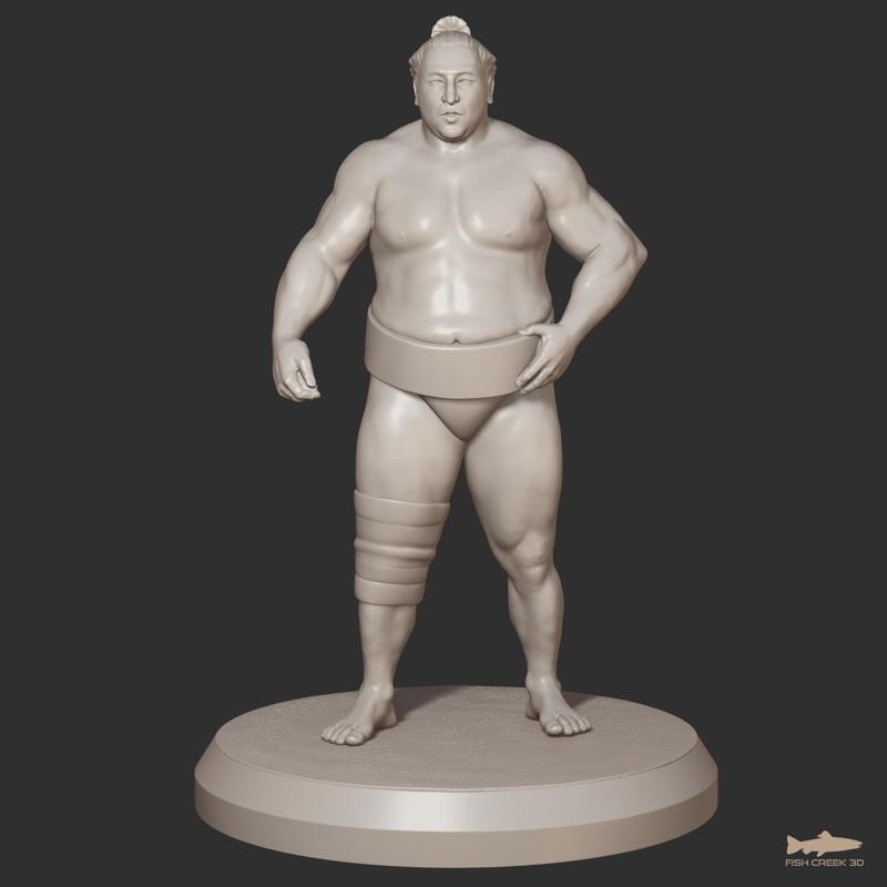 Sumo Sekiwake - Sumo Wrestler Miniature