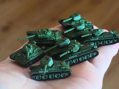 Tiny T34  Soviet medium tanks