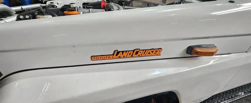 LandCruiser 70 series side panel badge   