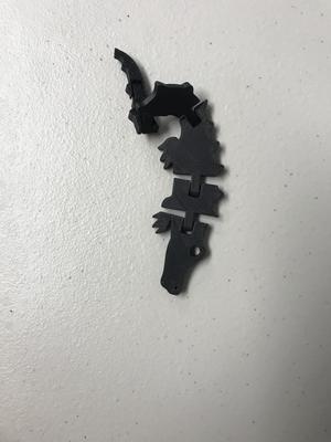 Super Flexy Articulated Crocodile Print In Place