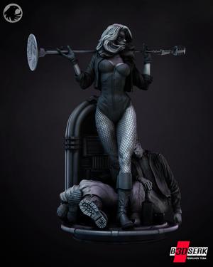 B3DSERK February term 2023: Black Canary Sculpture 1/6 ready for printing