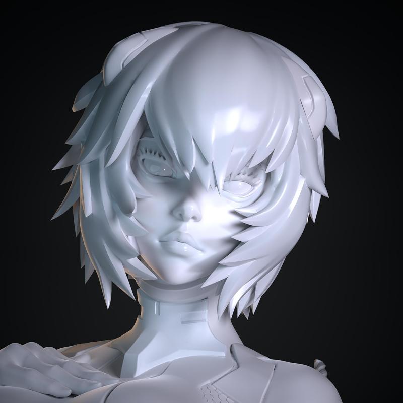 Rei Ayanami  Fan Art !