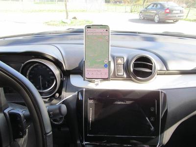 car phone holder for round ventilation