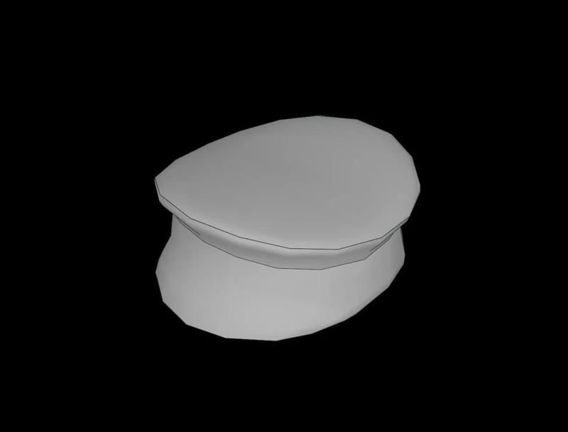 Lego Compatible (3624.dat) Minifig Police Hat   