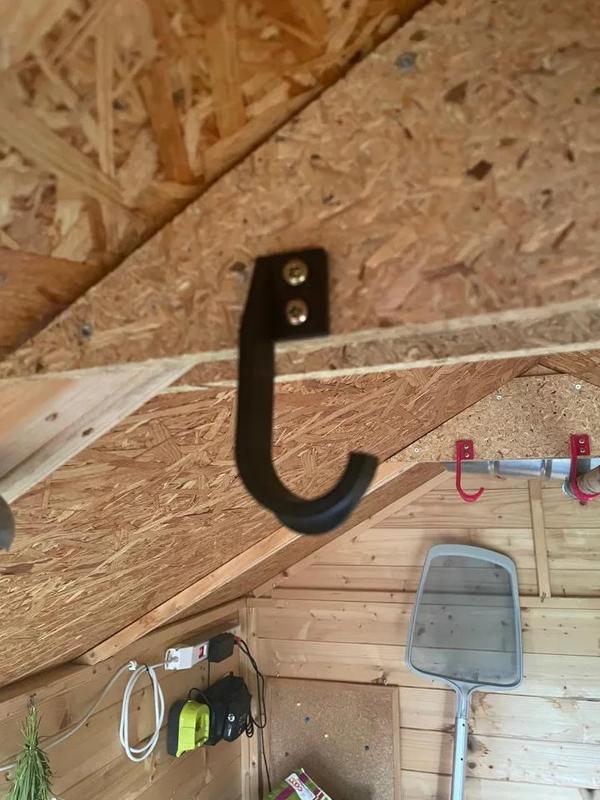 Ceiling garden tool holder   