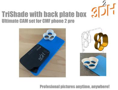 TriShade with back plate box   