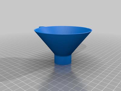 Large Funnel For PET Bottle Remix with Internal Guide and Air Vent