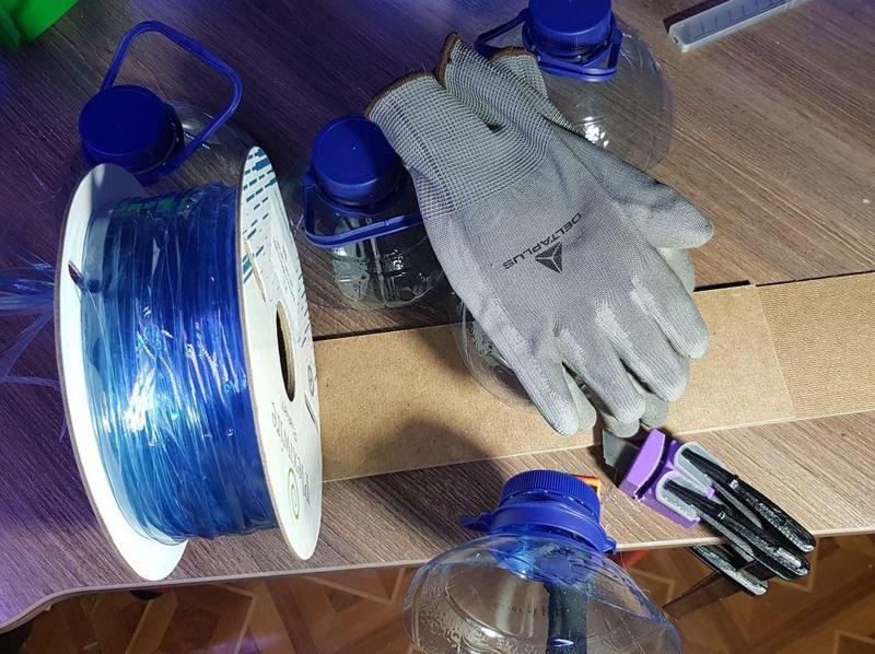 plastic bottle cutter, parametric