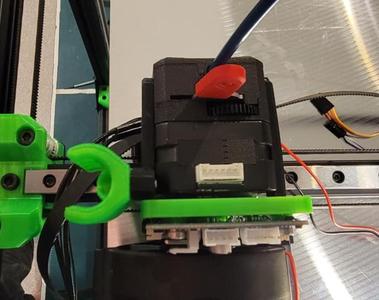 Duet 1LC Toolboard mount for EVA carriage system with LGX extruder
