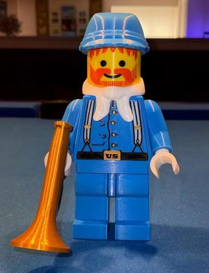 Cavalry Soldier Brick MegaFigure (5:1 Scale)   