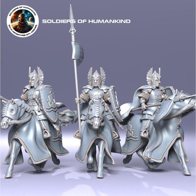 Mounted Swan Knights pack  LastHighmenWarriors