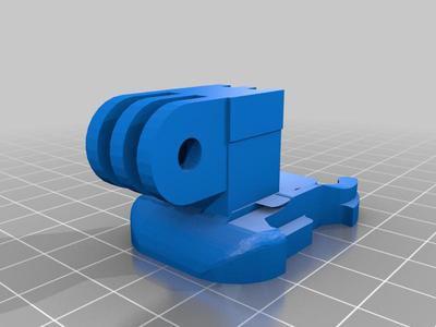 Action cam chest clip
