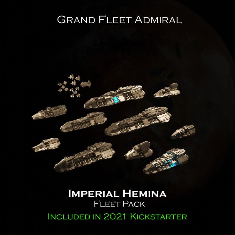 SCI-FI Ships Fleet Pack - Imperial Hemina - Presupported