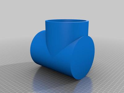 Four inch PVC 90 degree joint