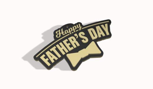 Happy Fathers Day keychain