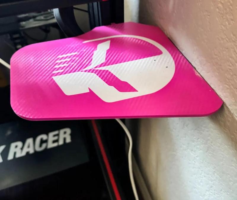 Sim Rig Mouse pad/holder for 8020 extrusion Rigs V2   