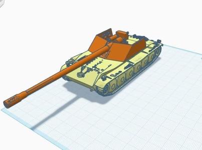 RhB Waffentrager 128mm movable turret 