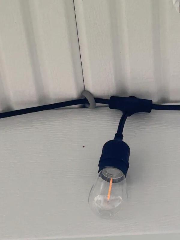 Light Hanger for Aluminum Patio Cover   