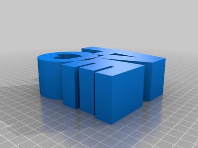 Betonform LOVE