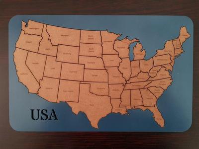 USA map puzzle