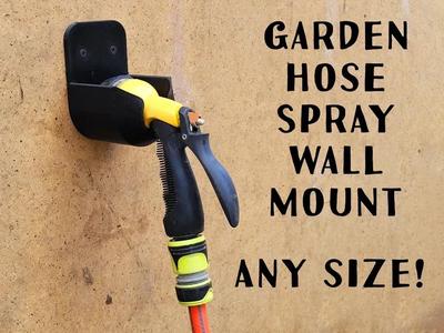 water spray (Garden Hose Sprayer) mount remix - Works With Prusa Slicer   