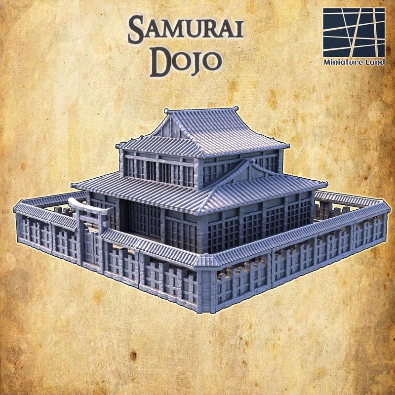 Samurai Dojo - Tabletop Terrain - 28 MM