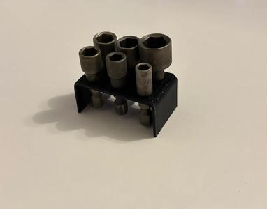 Sechskant Stecknuss Halterung. Nut driver bit holder   