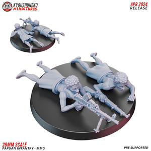 Papuan Infantry - MMG Team ww2