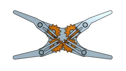 Ornithopter mechanism 4W 2.0   