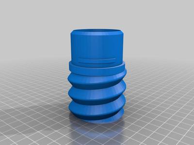 Spiral Tube Adapter for Karcher Course Dirt / Ash Filter Adapter.