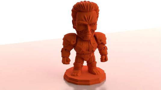 Cute Terminator Figurine   