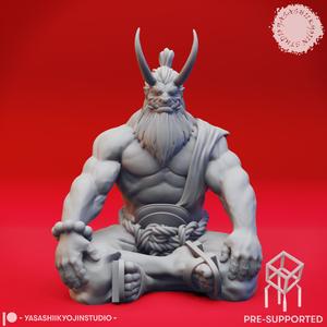 Meditating Oni - Tabletop Miniature (Pre-Supported)