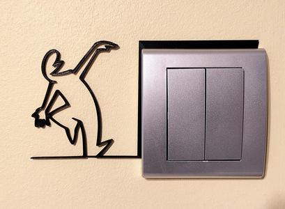 Funny Light Switch Gadget – La Linea Balum 58   