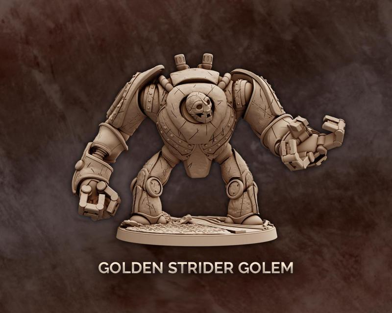 Golden Strider Golem